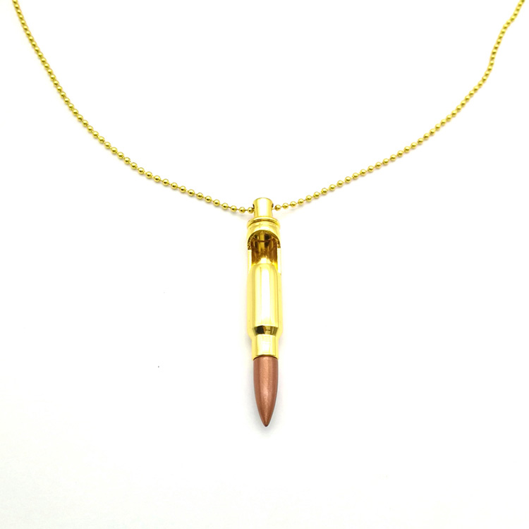 Bullet necklace bottle opener