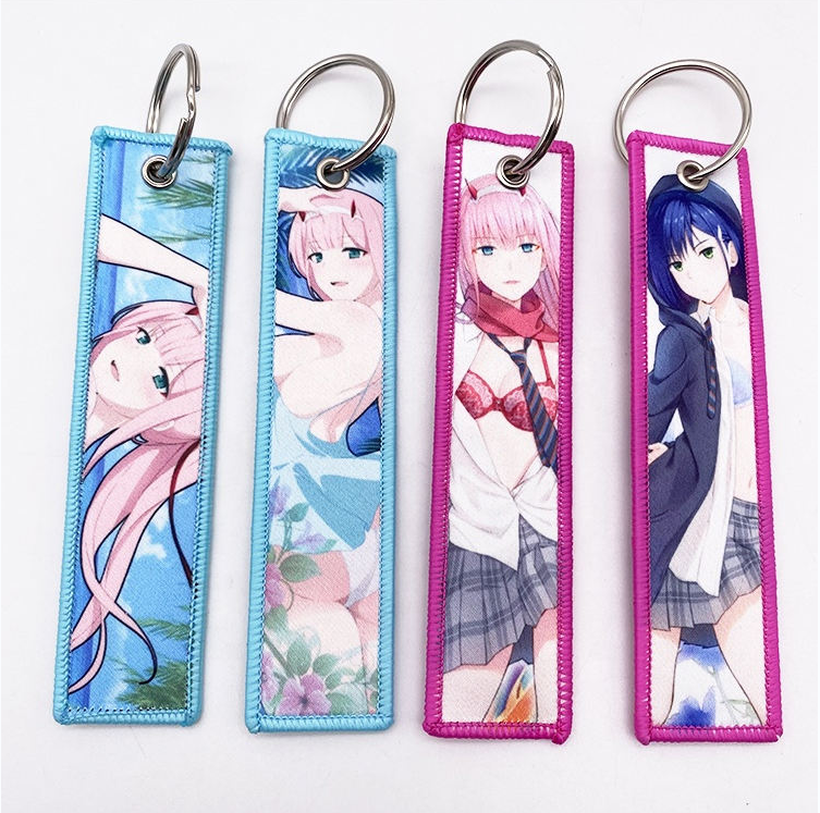 anime jet tag keychain