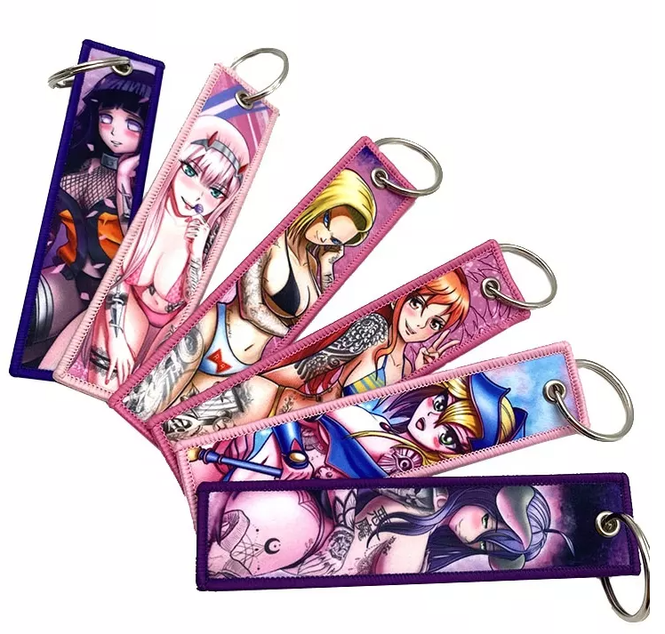 anime jet tag keychain