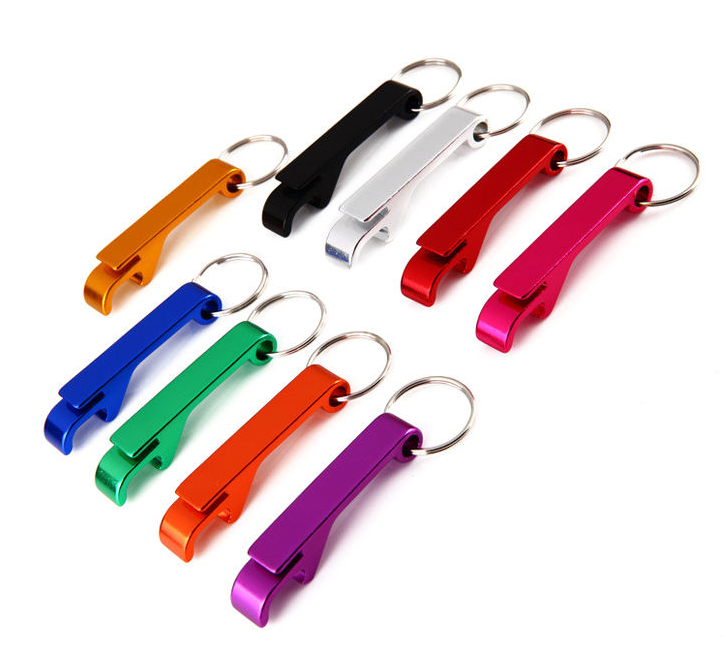 Key ring bottle opener