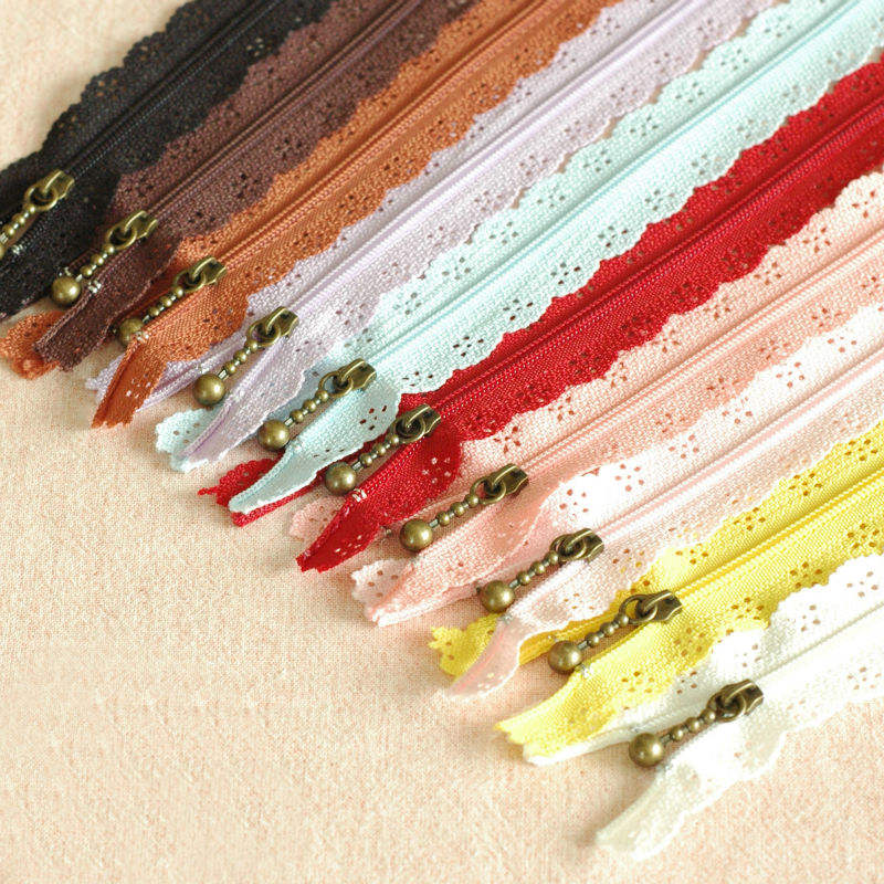 lace zippers
