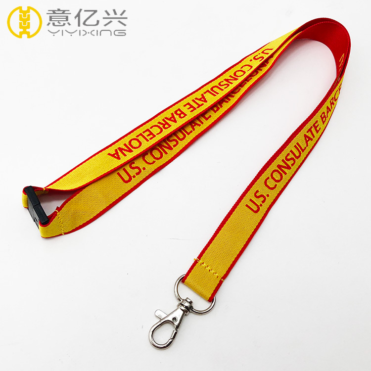 red lanyard
