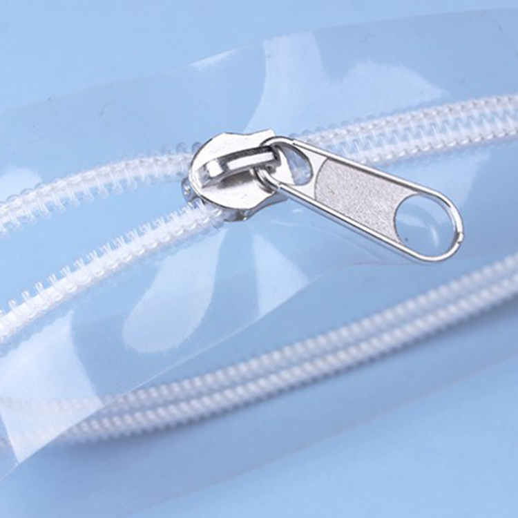 Nylon Coil Clear Continuous PVC Zipper