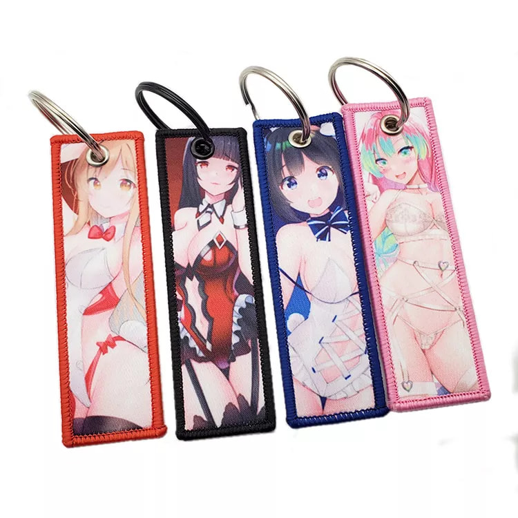 Custom Woven Anime Jet Tags