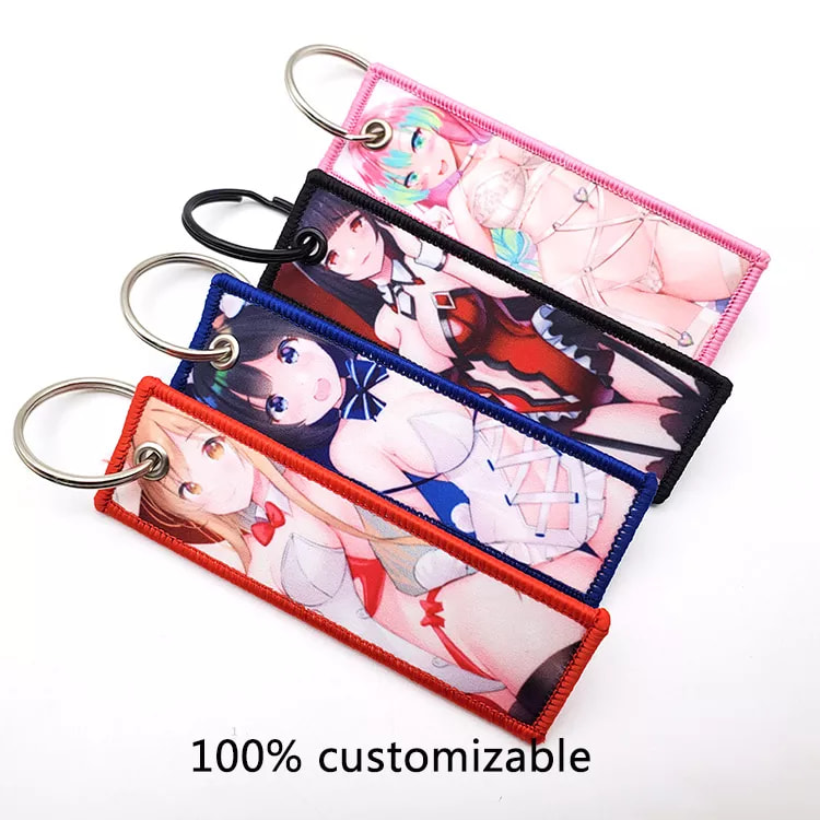 anime jet tag keychain