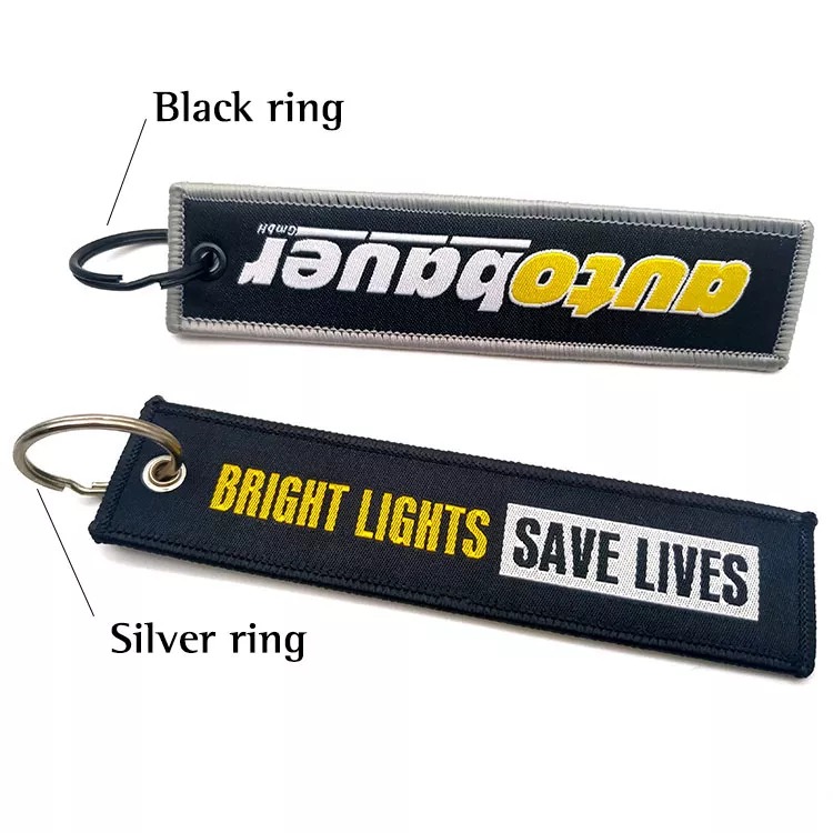 custom jet tag keychain