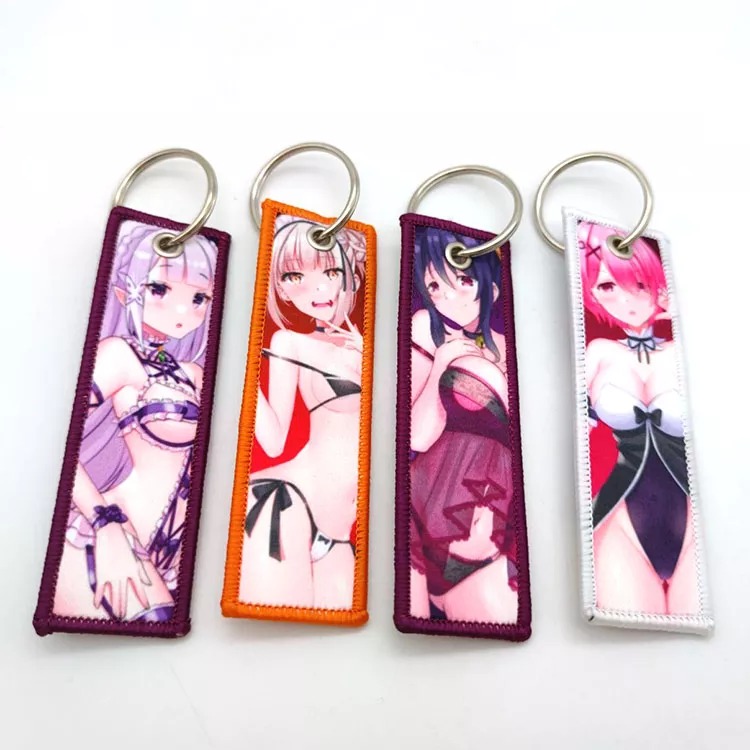 Anime Cartoon Flight Key Tags Key Chain