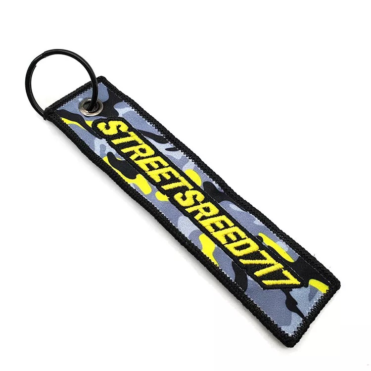 custom jet tag keychain