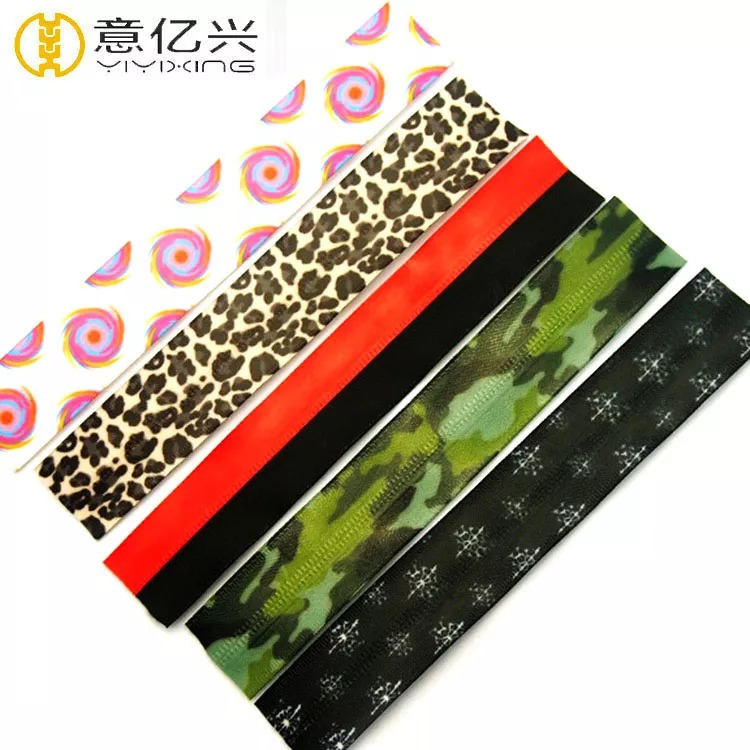 Factory Price Custom Nylon Sublimation Printed Waterproof Zipper Tape