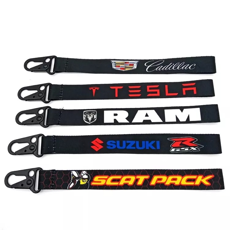 Fashion sublimation short keychain_olecranon carabiner