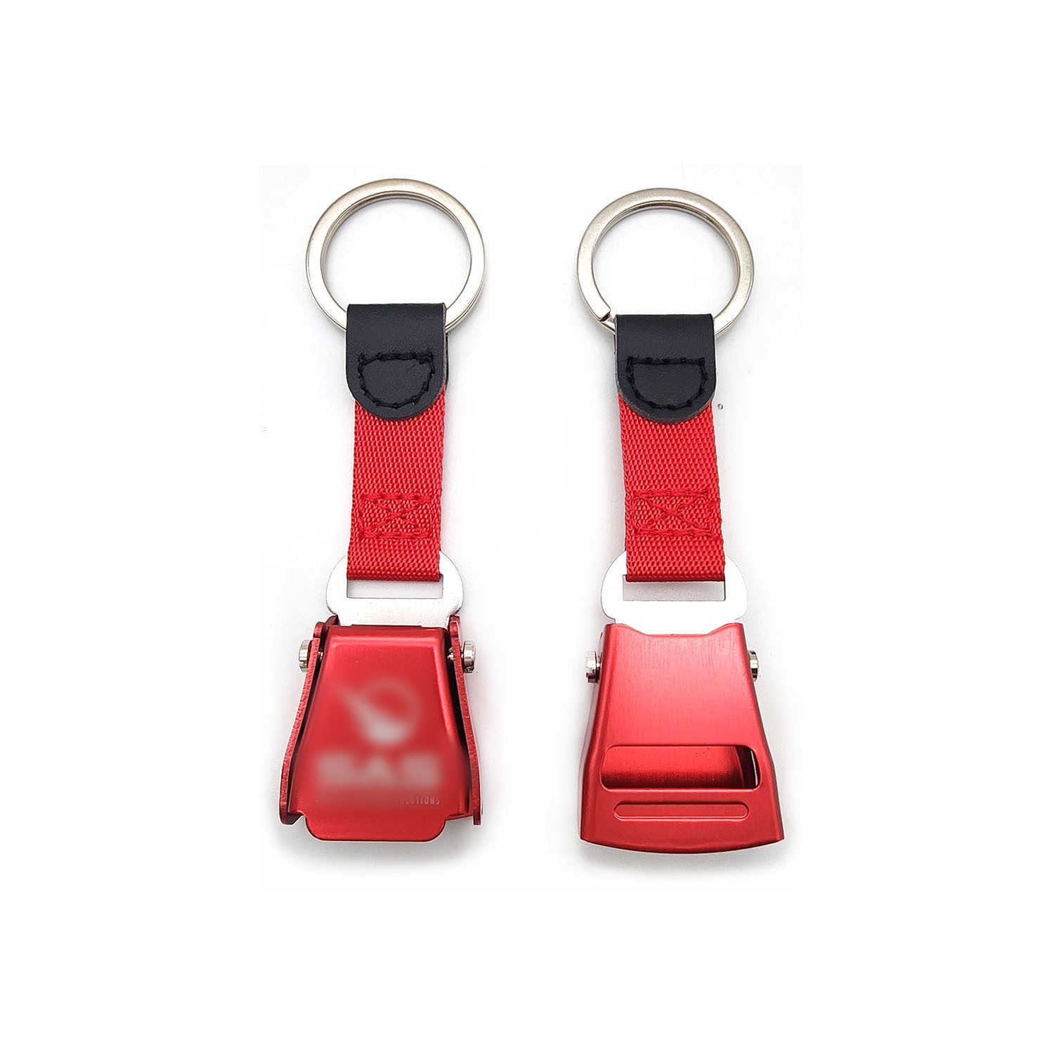 airline safety buckle seatbelt keychain