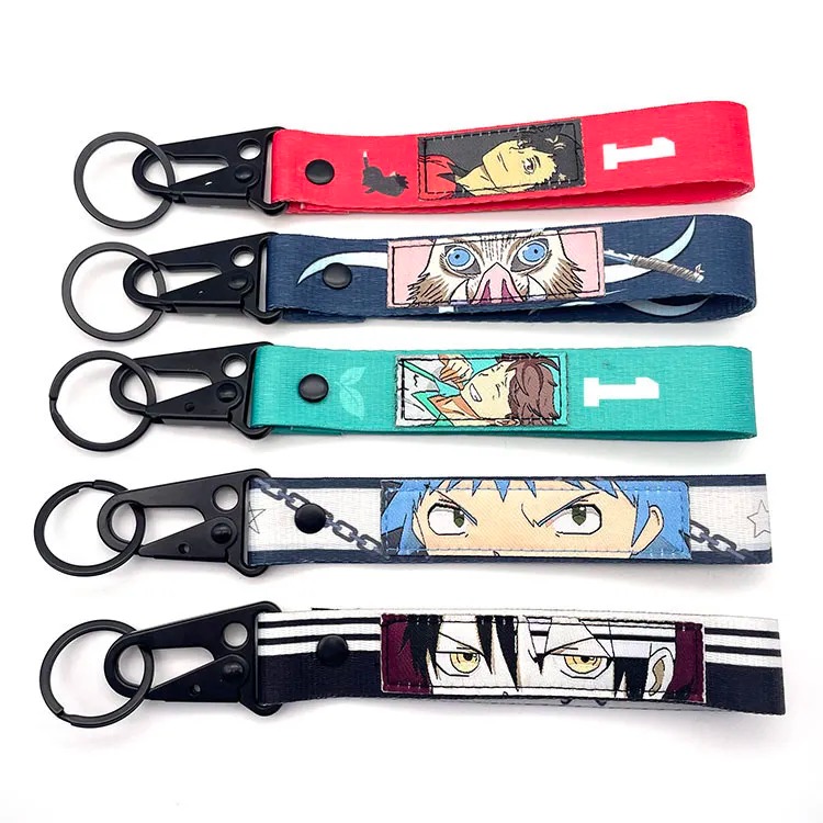 YYX Wholesale Design Logo Fabric Keychains