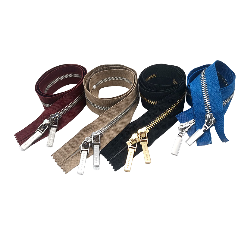 metal zipper colors