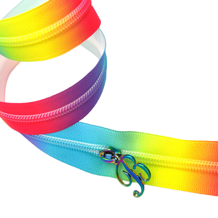 rainbow zipper tape