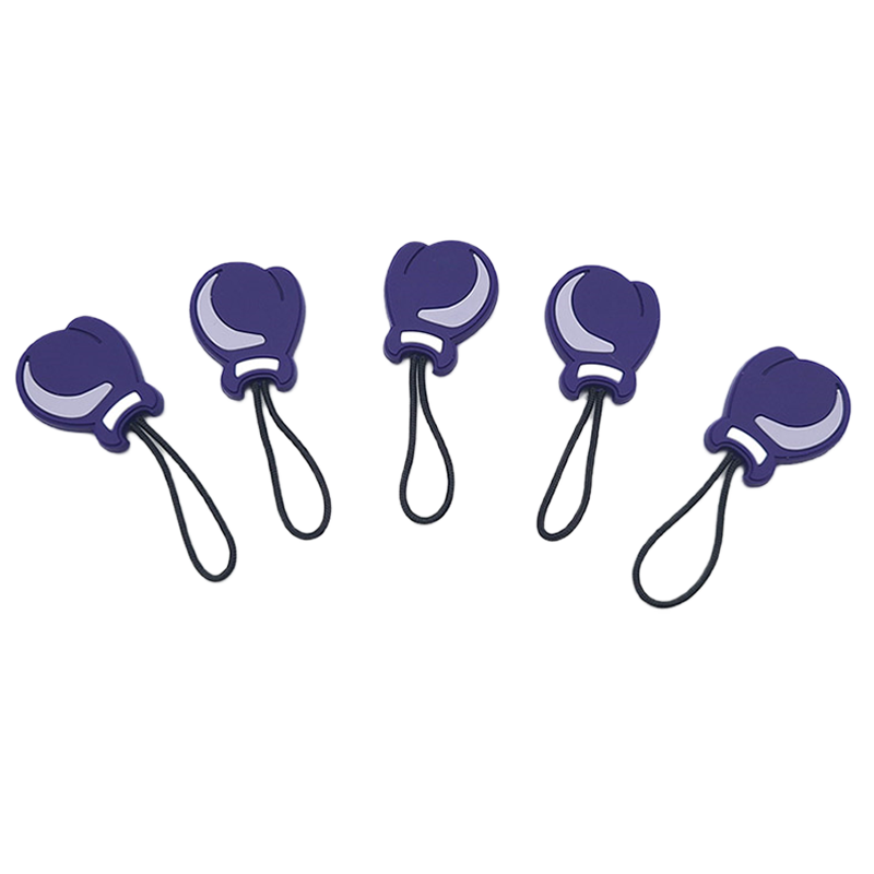 custom pvc zipper pull