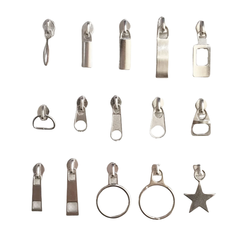 small metal zipper sliders