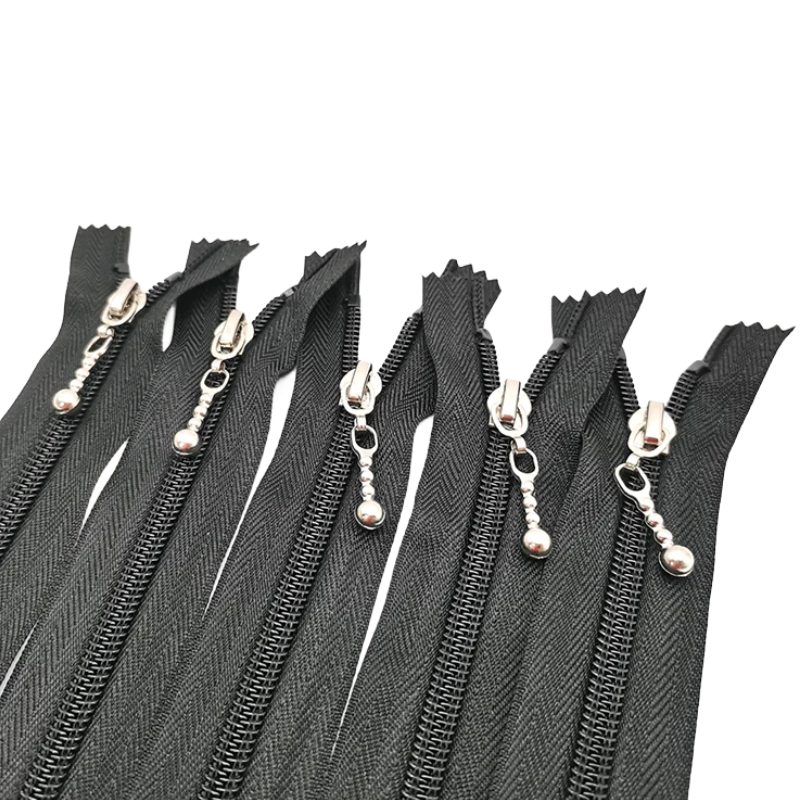 Nylon Coil Zipper Black