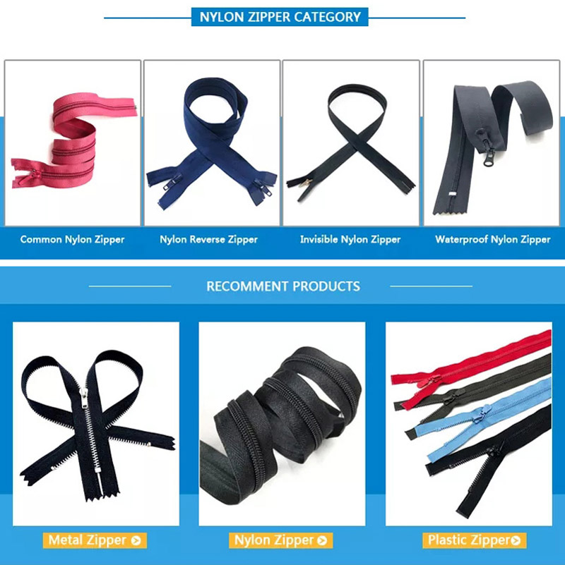 Nylon Zippers For Sale