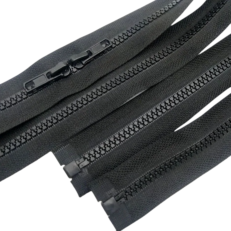 Wholesale Manufacturer Custom 5# Open End Plastic Resin Zippers For Jackets