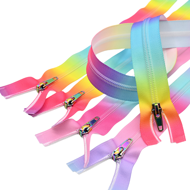 Rainbow Slider Zippers