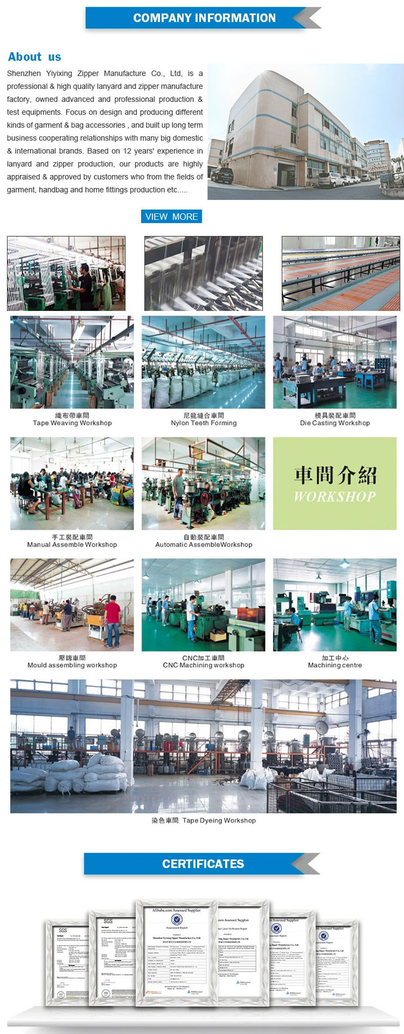 Zipper Manufacture