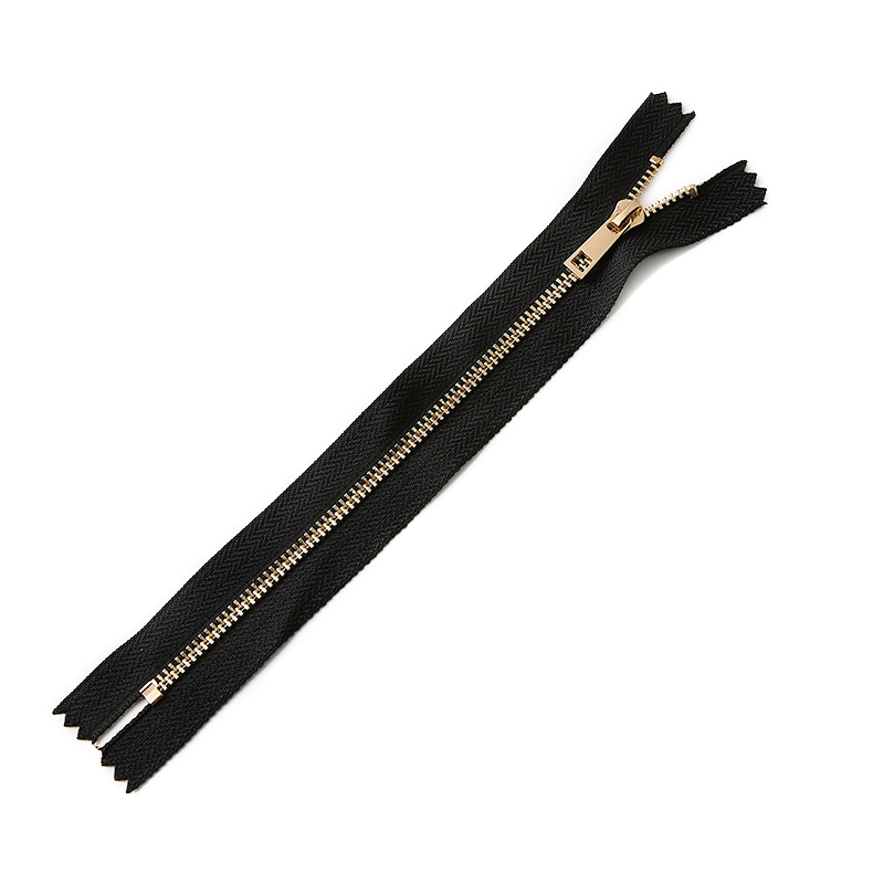 Brass Zipper By The Yard