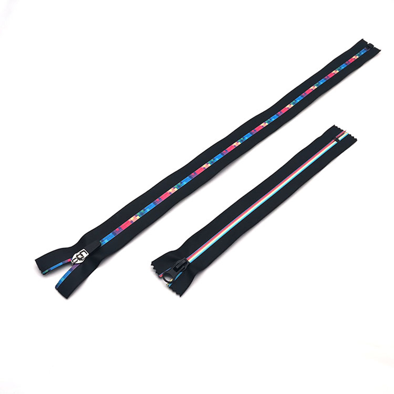Watertight Zippers Water Resistant Nylon Zip Waterproof Coil Zipper Printing