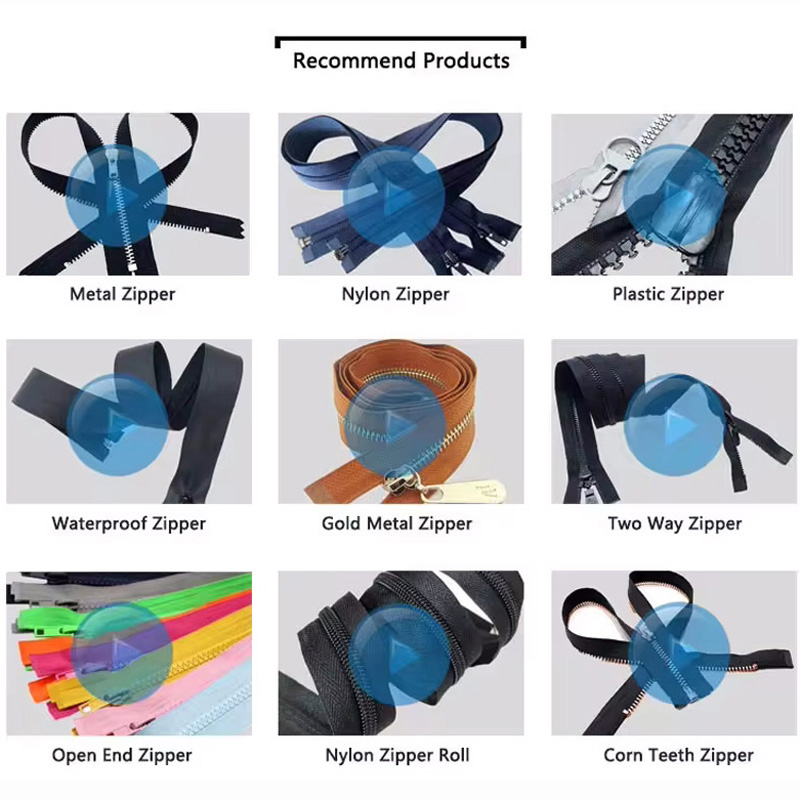 Types Of Jacket Zip