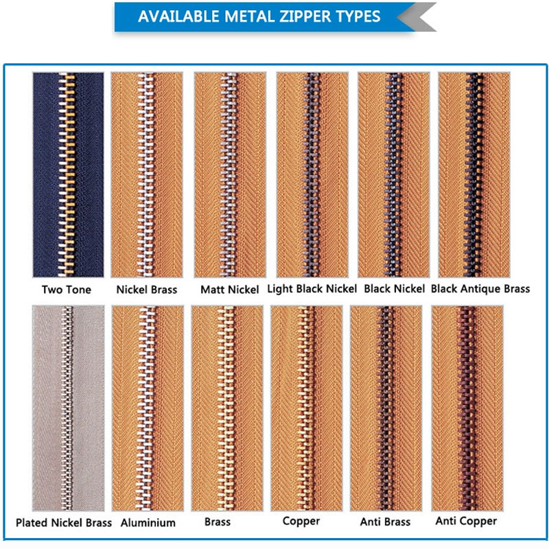 Ykk 5 Metal Zipper