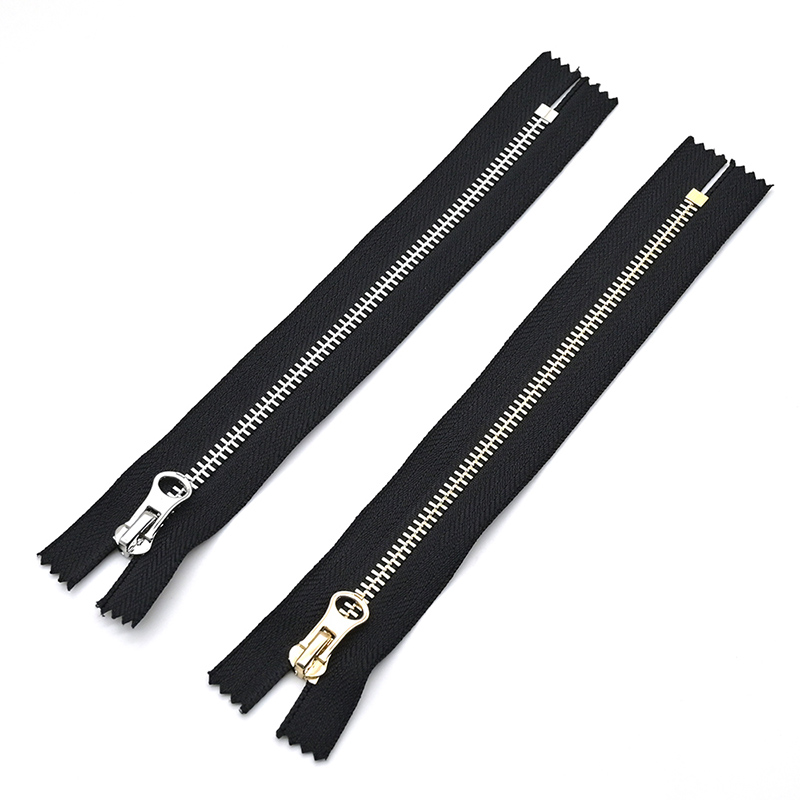 Wholesale OEM High Quality Closed End Metal Zip Custom Metal Zipper Supplier