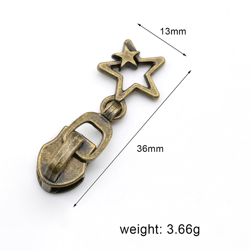 Brass Zipper Slider