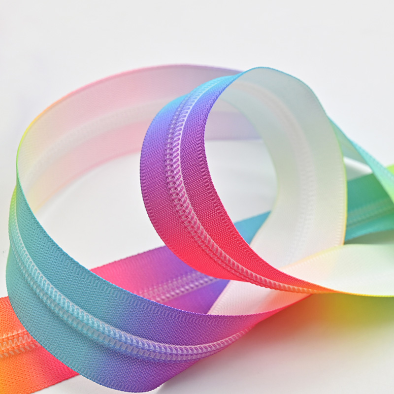 Rainbow Zipper By The Yard