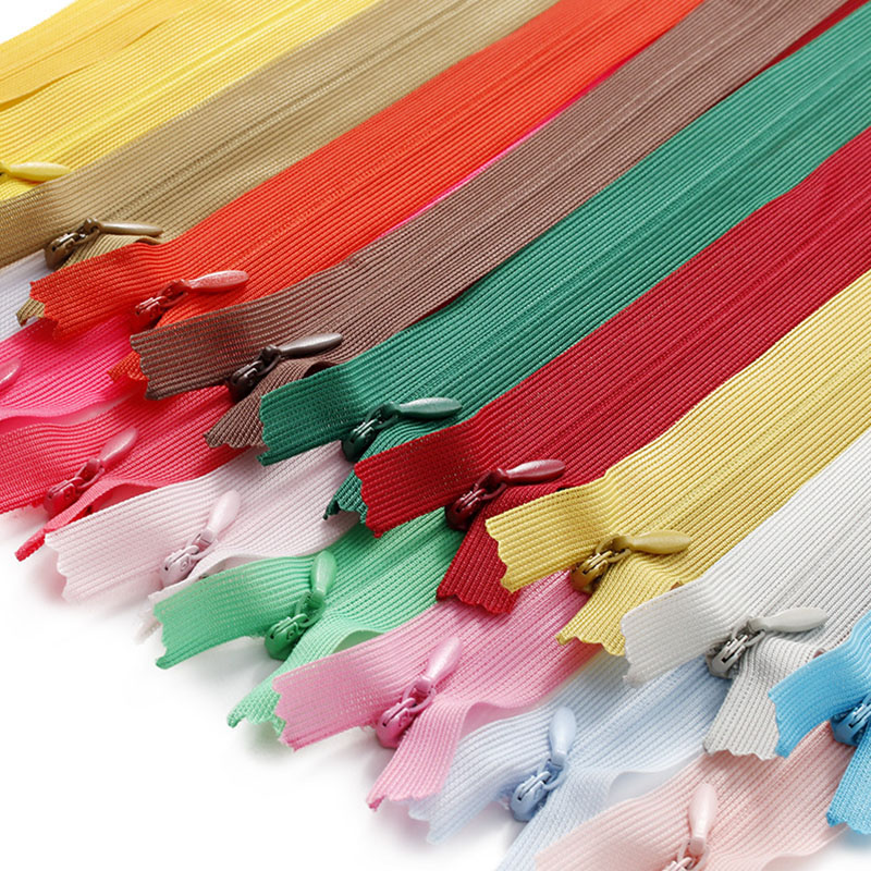 What are invisible zippers?