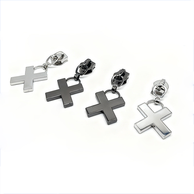 Zinc Alloy Zip Slider Zipper Pull Tab Metal Zipper Pulls Head For Handbags