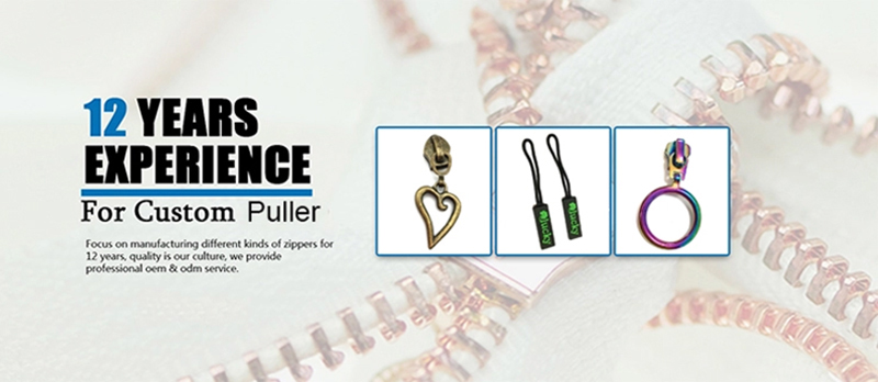 Zinc Alloy Zipper Slider Size