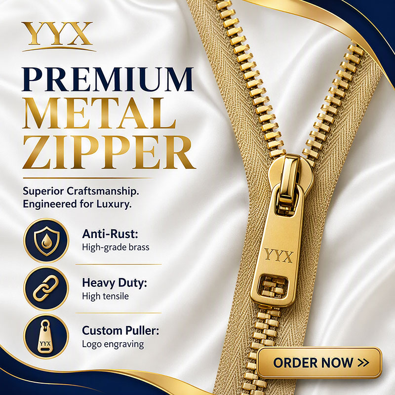 Metal Zips For Bags